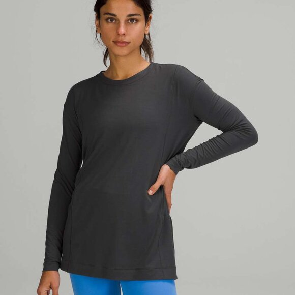 Lululemon Modal Pleated Back Long Sleeve Shirt - Picture 2 of 5